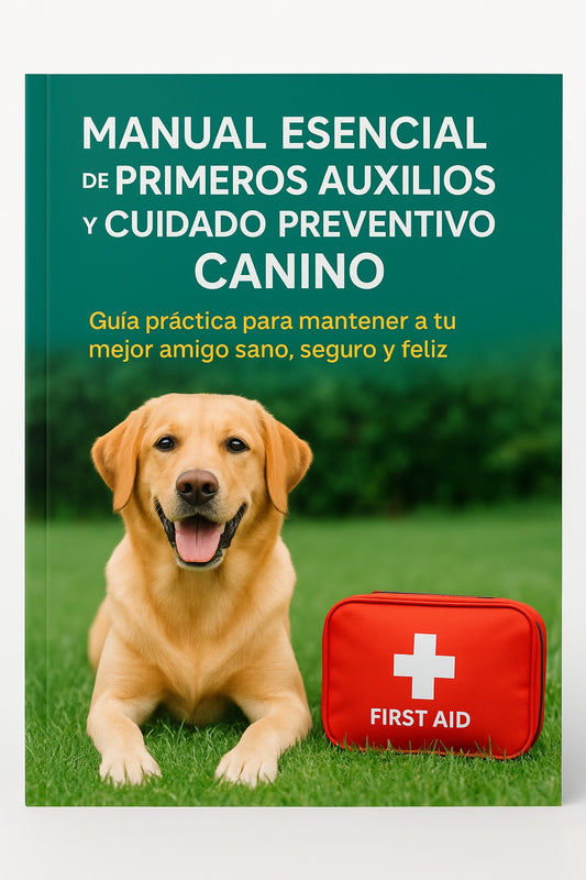 Manual escencial de Primerios Auxilios y cuidado preventivo canino